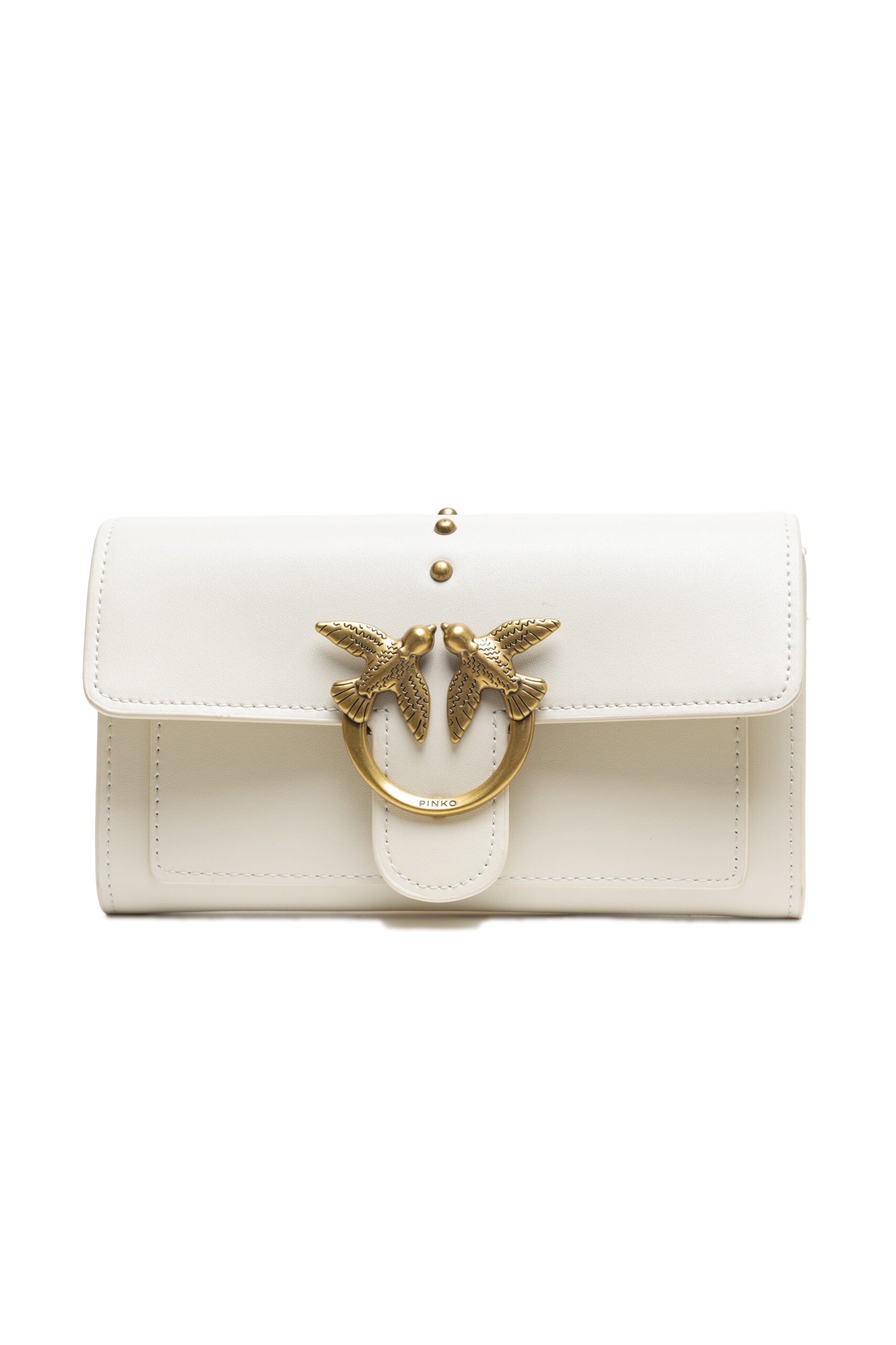 PINKO White Mini Love Bag One Simply